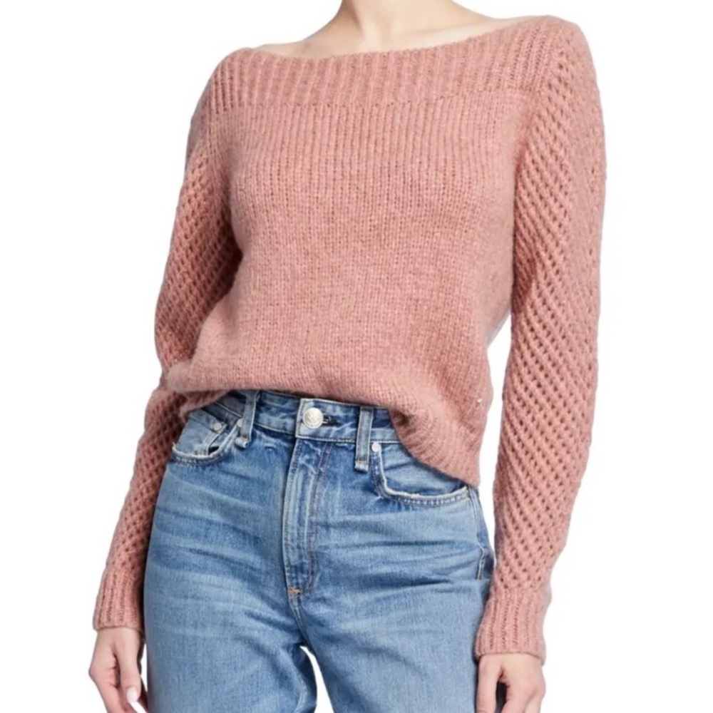 Loveshackfancy Rosie Pullover Sweater in Pink